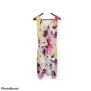 Gorgeous Floral Tank Wrap Dress Size 12